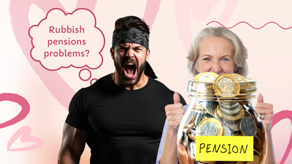Pension Woes? Bash them into shape Raging Frank style image