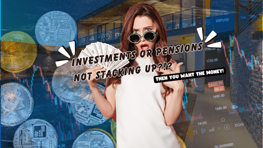 Pension or poor return investment woes? power them into shape Raging Frank style image