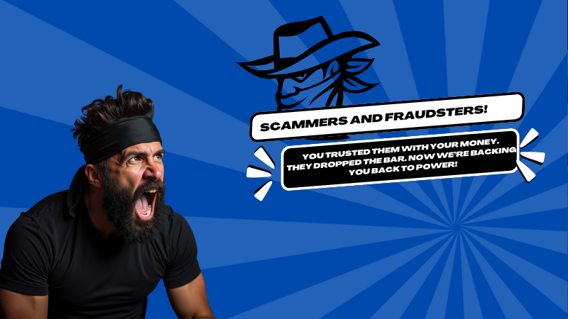 You trusted them with your money. They dropped the bar. Raging Frank has you image